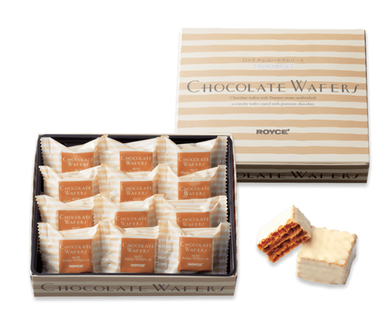 Chocolate Wafers "Tiramisu Cream (12 pcs)"