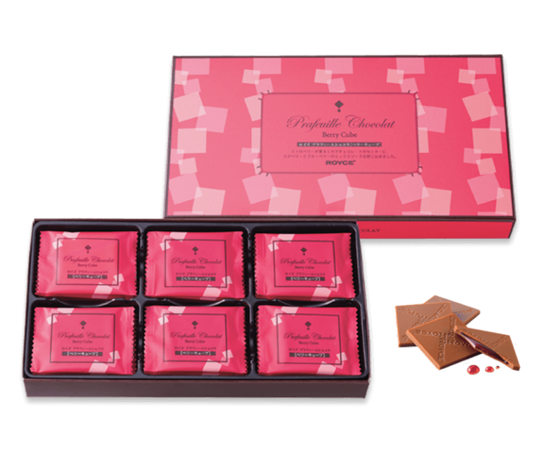 Prafeuille Chocolat "Berry Cube"
